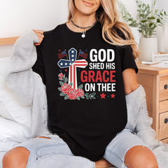 God Shed His Grace Christian Faith Ready to Press DTF Transfer for Dtf
