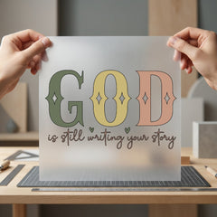 God Still Writing Story Christian Faith Ready to Press DTF Transfer for Dtf