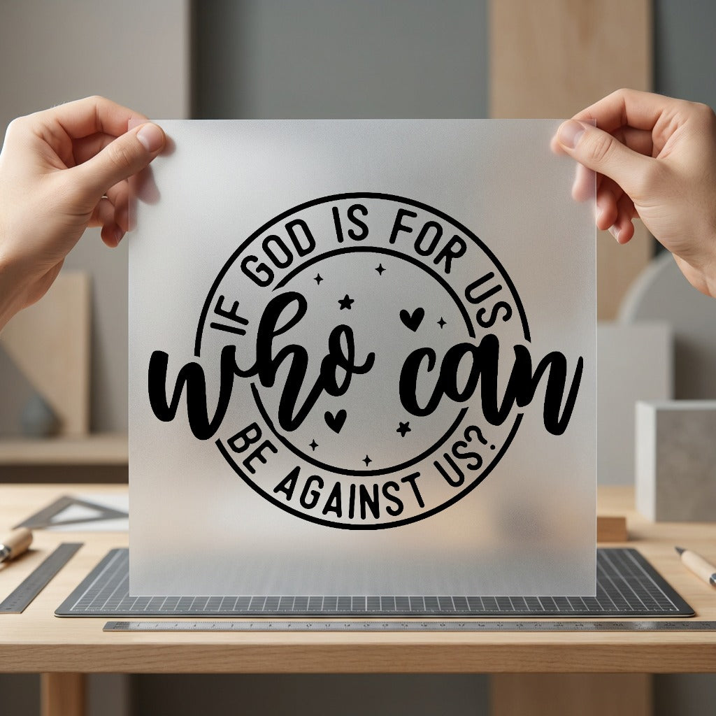 God Who Can Against Christian Faith Ready to Press DTF Transfer for Dtf