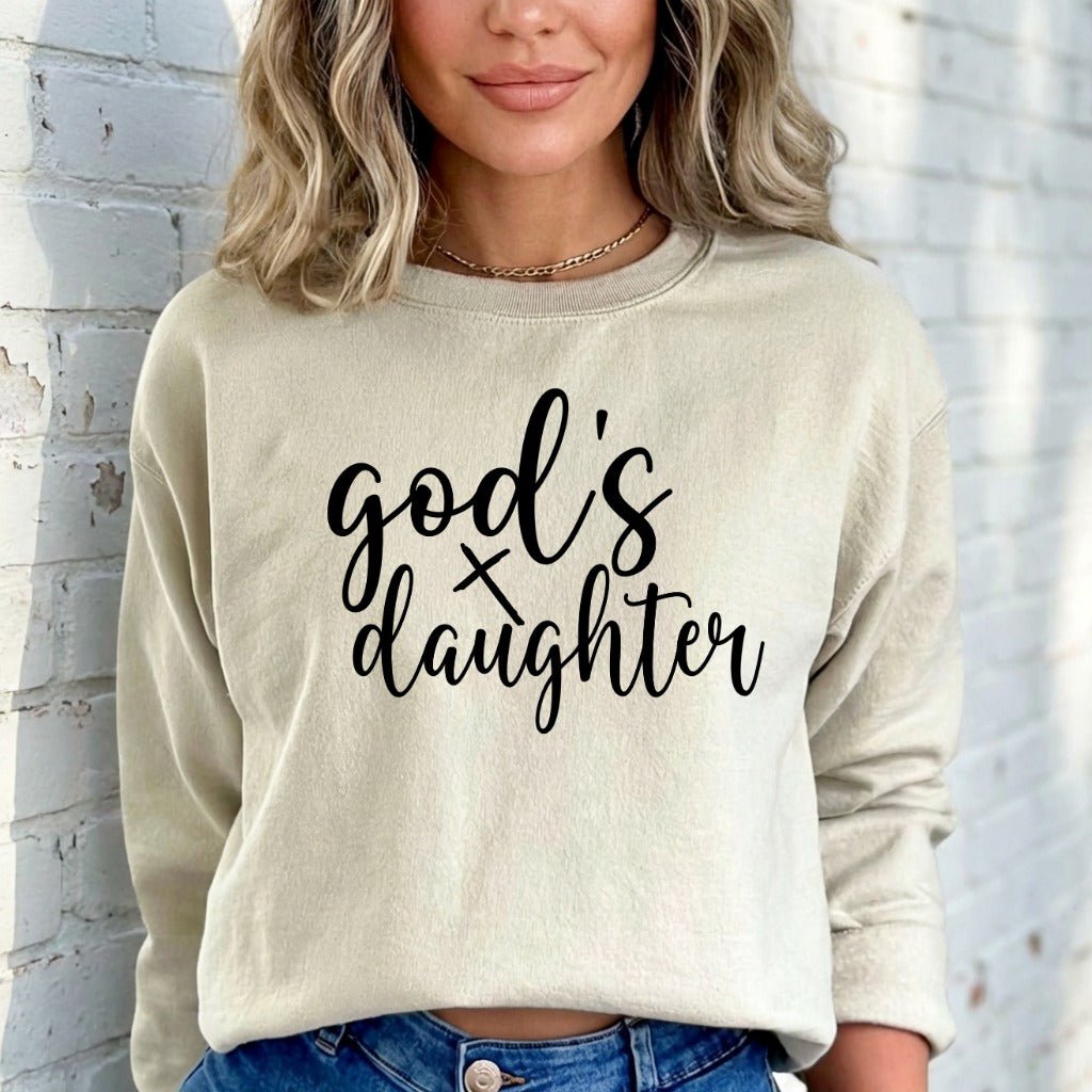 God's Daughter | Identity & Grace Sweatshirt - Luckets.com