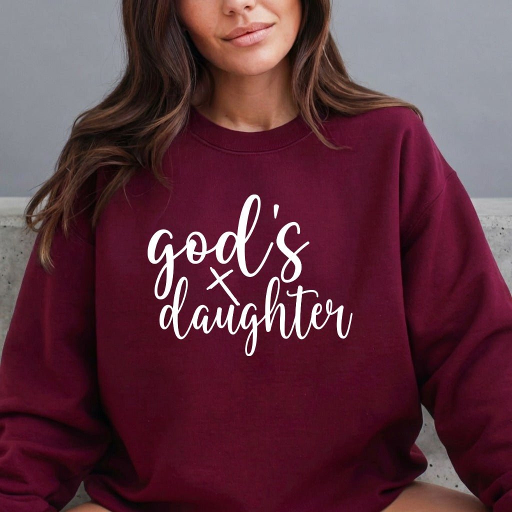God's Daughter | Identity & Grace Sweatshirt - Luckets.com