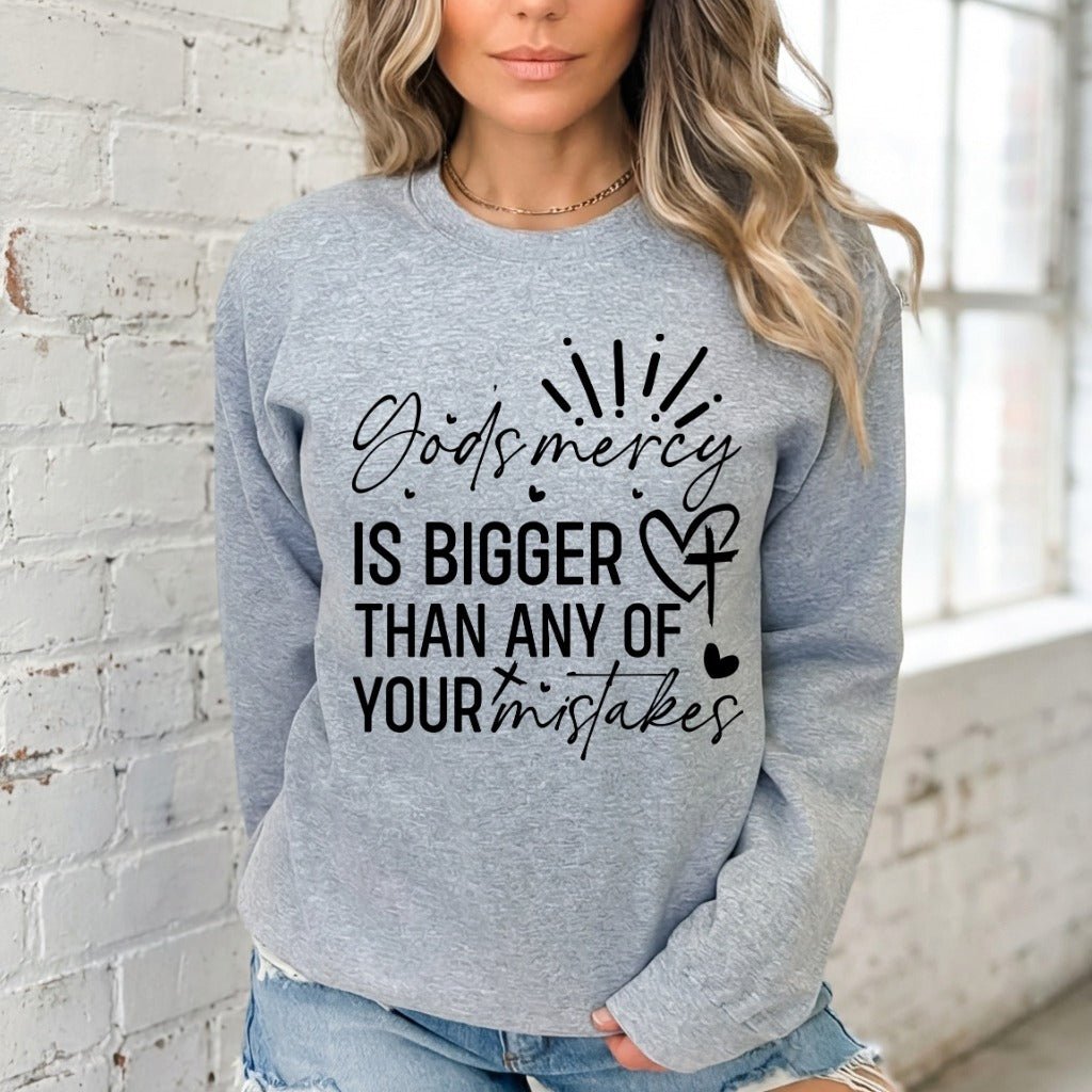 God's Mercy | Grace & Forgiveness Sweatshirt - Luckets.com