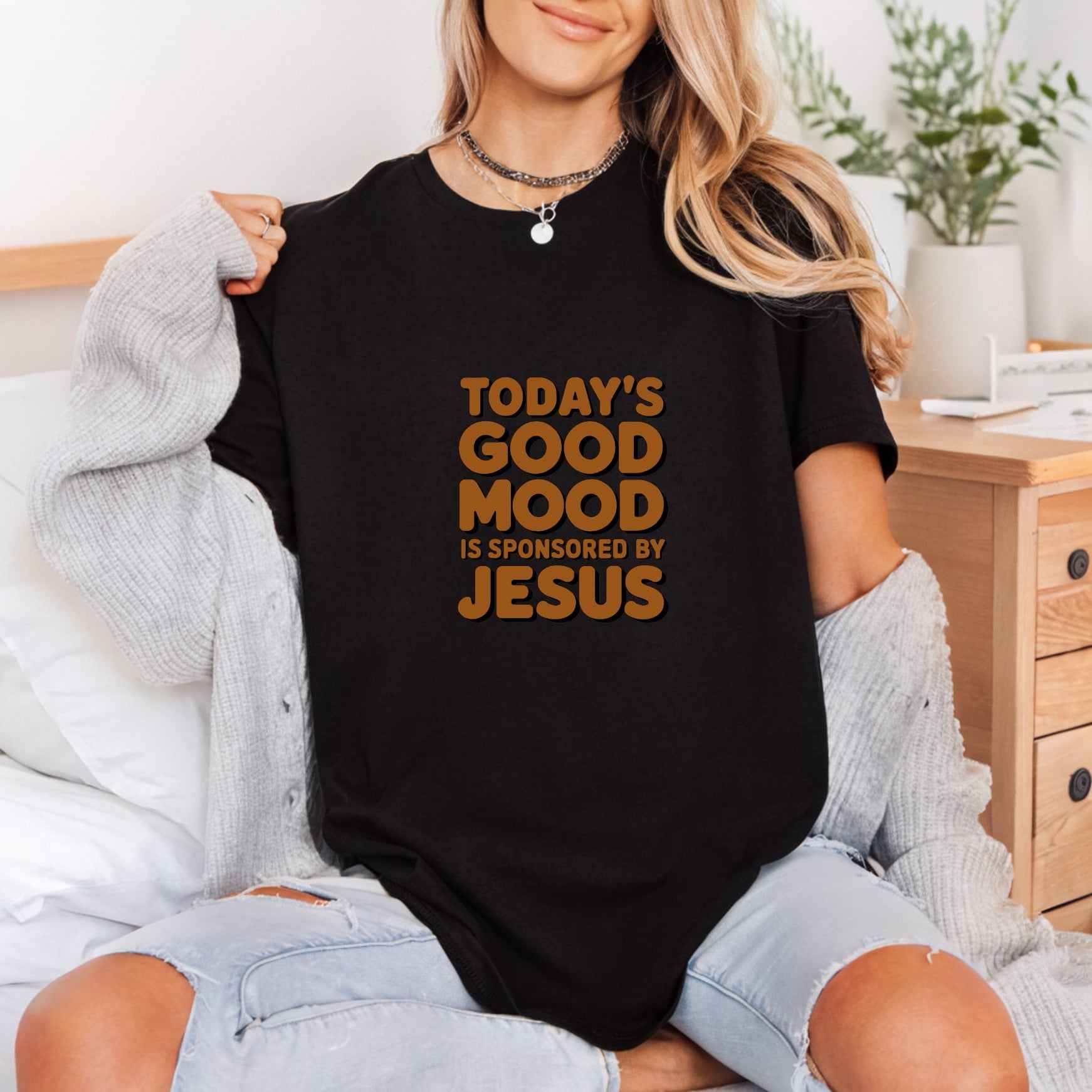 Good Mood Sponsored Jesus Christian Faith Ready to Press DTF Transfer for Dtf