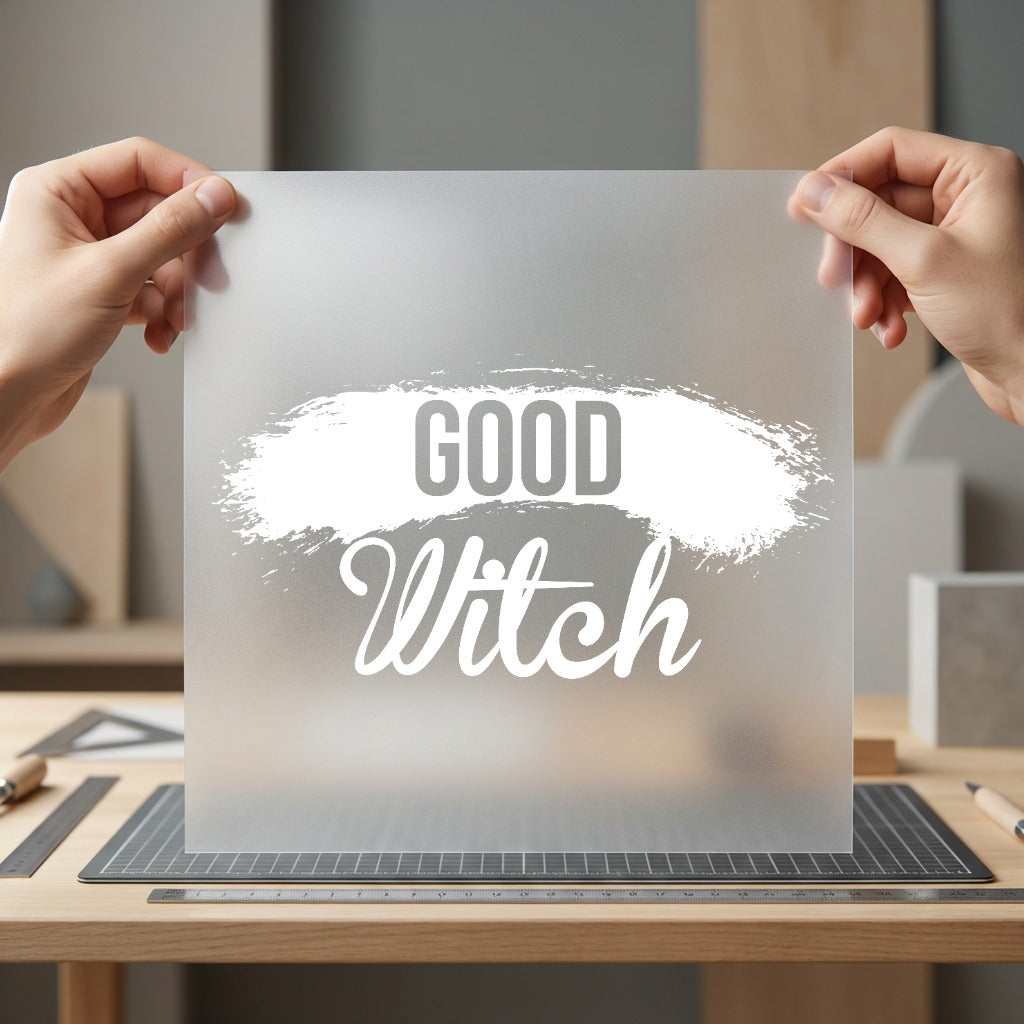 Good Witch Brushstroke Halloween Halloween Vintage Ready to Press DTF Transfer for Dtf