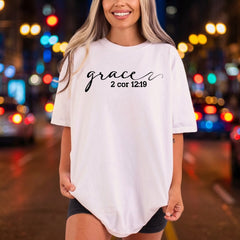 Grace Cor Scriptural Diy Christian Faith Ready to Press DTF Transfer for Dtf
