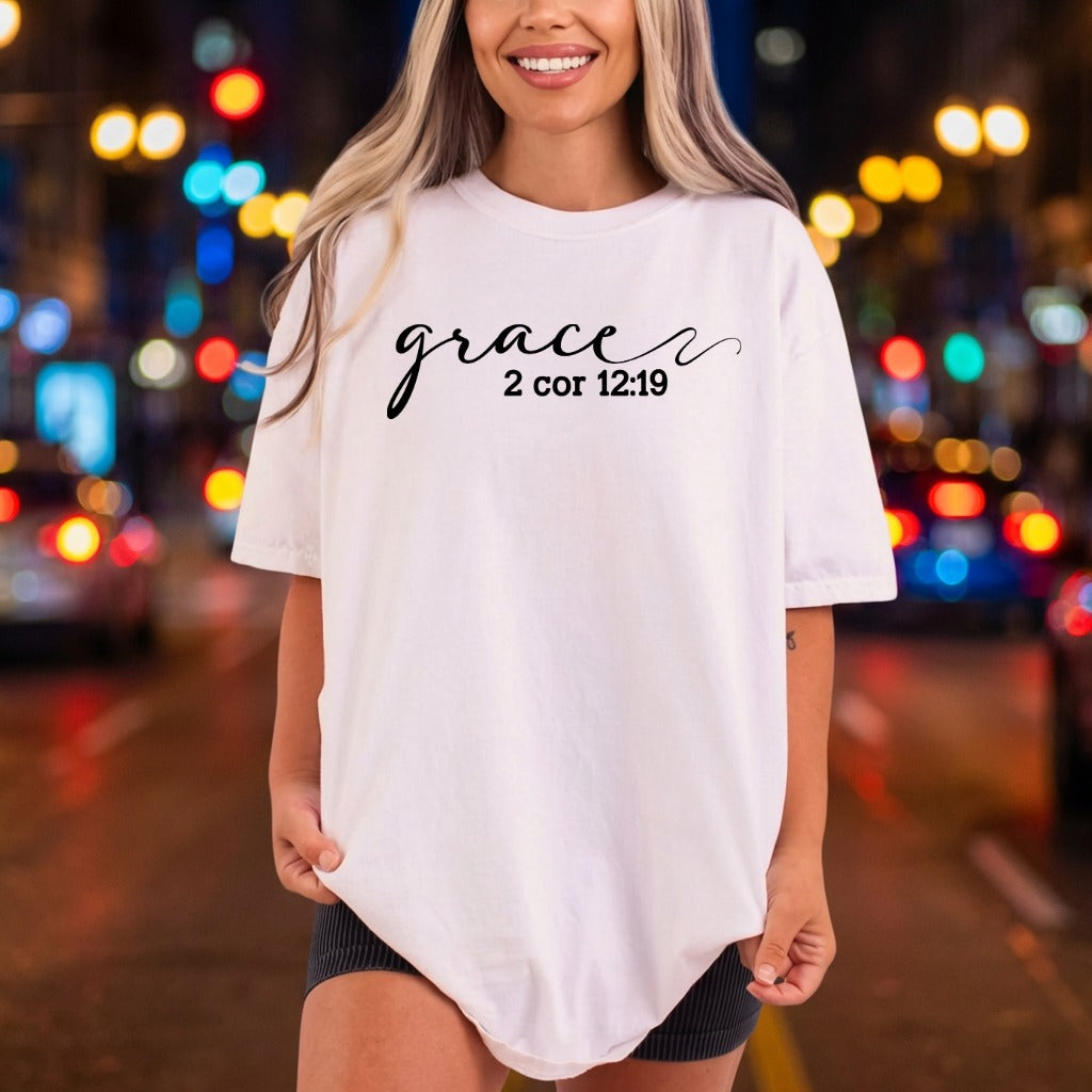 Grace Cor Scriptural Diy Christian Faith Ready to Press DTF Transfer for Dtf