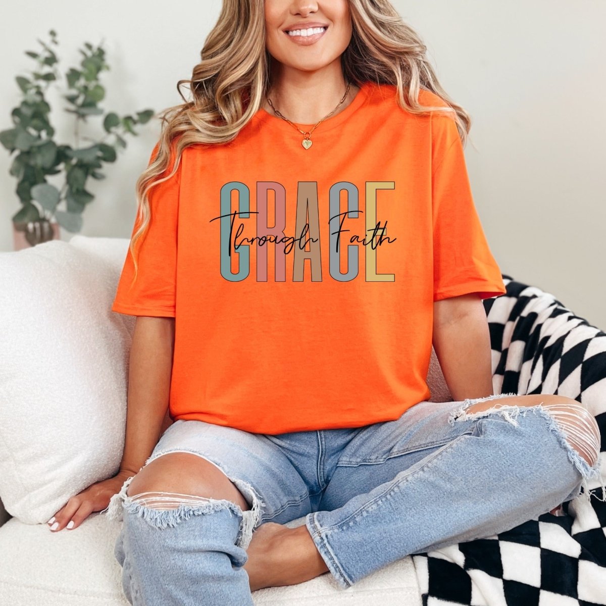 Grace Through Faith | Spirit - Filled Style Tee - Luckets.com