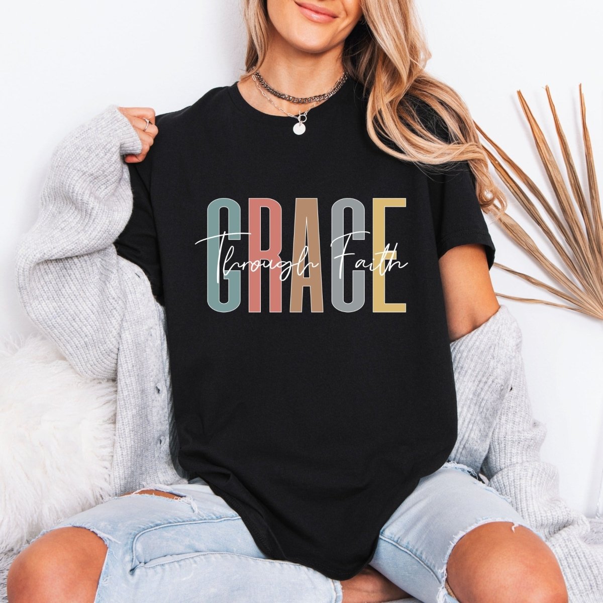 Grace Through Faith | Spirit - Filled Style Tee - Luckets.com