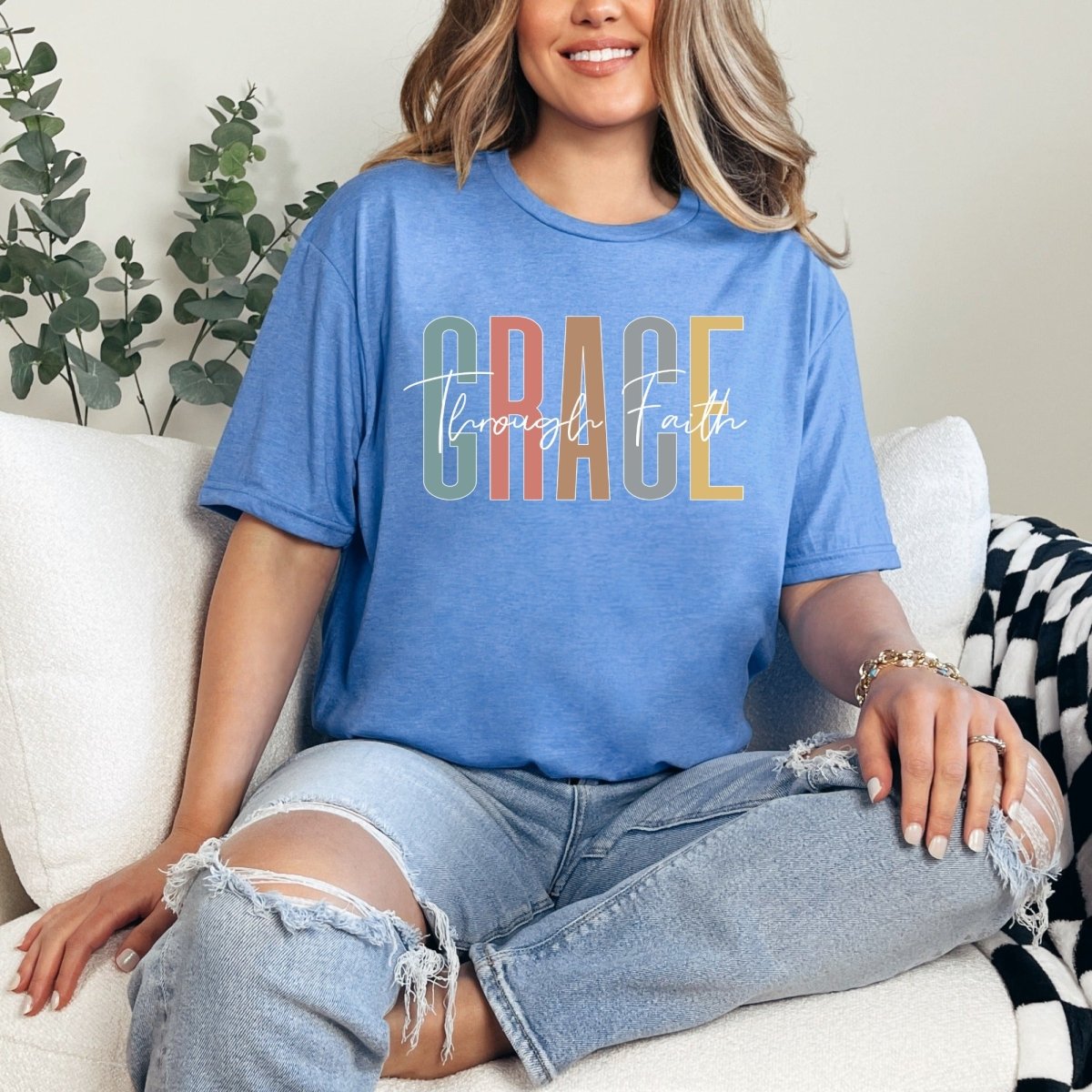 Grace Through Faith | Spirit - Filled Style Tee - Luckets.com