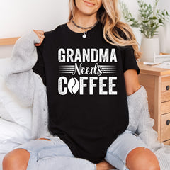 Grandma Needs Coffee Lover Mom Grandma Ready to Press DTF Transfer for Dtf