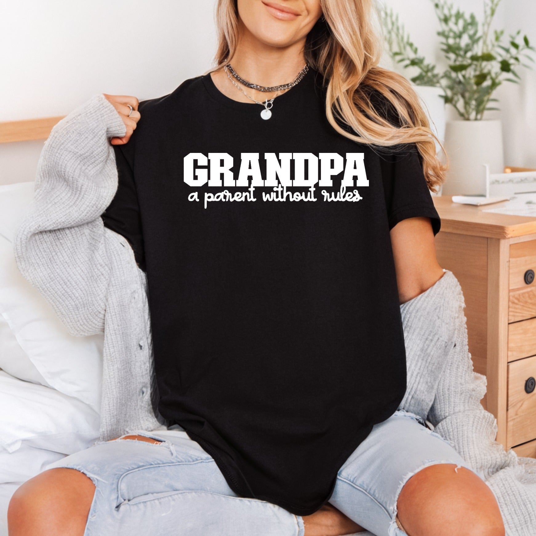 Grandpa Parent Without Rules Dad Grandpa Ready to Press DTF Transfer for Dtf