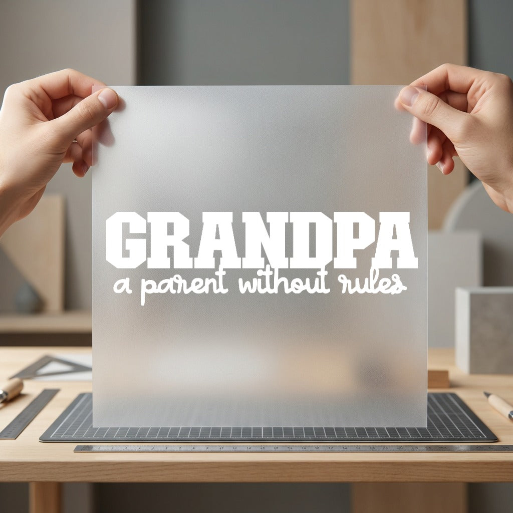 Grandpa Parent Without Rules Dad Grandpa Ready to Press DTF Transfer for Dtf