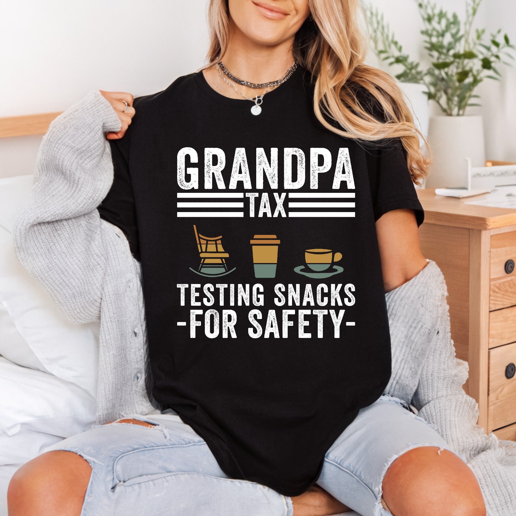 Grandpa Tax Humorous Diy Dad Grandpa Ready to Press DTF Transfer for Dtf