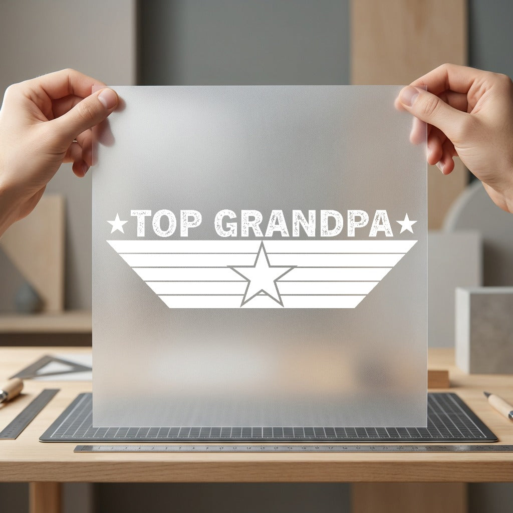 Grandpa Wings Retro Diy Dad Grandpa Ready to Press DTF Transfer for Dtf