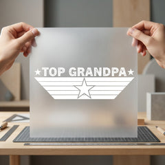 Grandpa Wings Retro Diy Dad Grandpa Ready to Press DTF Transfer for Dtf