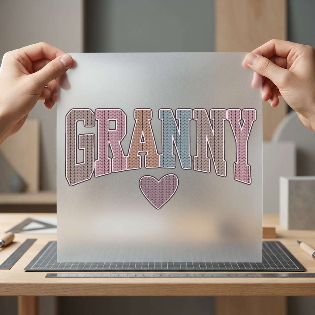 Granny Love Retro Collegiate Grandma Retro Ready to Press DTF Transfer for Dtf