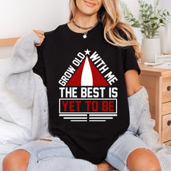 Grow Old Quote Retro Retro Aesthetic Ready to Press DTF Transfer for Dtf