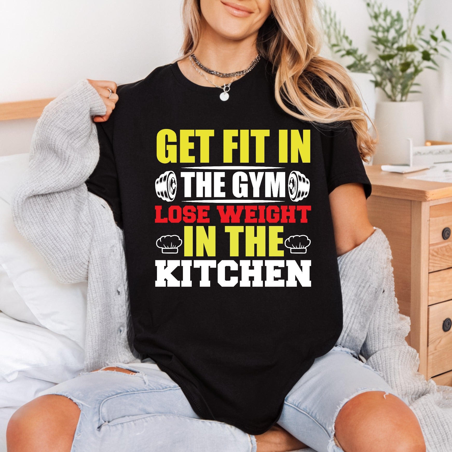 Gym Kitchen Motto Fitness Funny Sarcastic Ready to Press DTF Transfer for Dtf