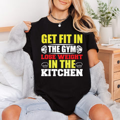 Gym Kitchen Motto Fitness Funny Sarcastic Ready to Press DTF Transfer for Dtf