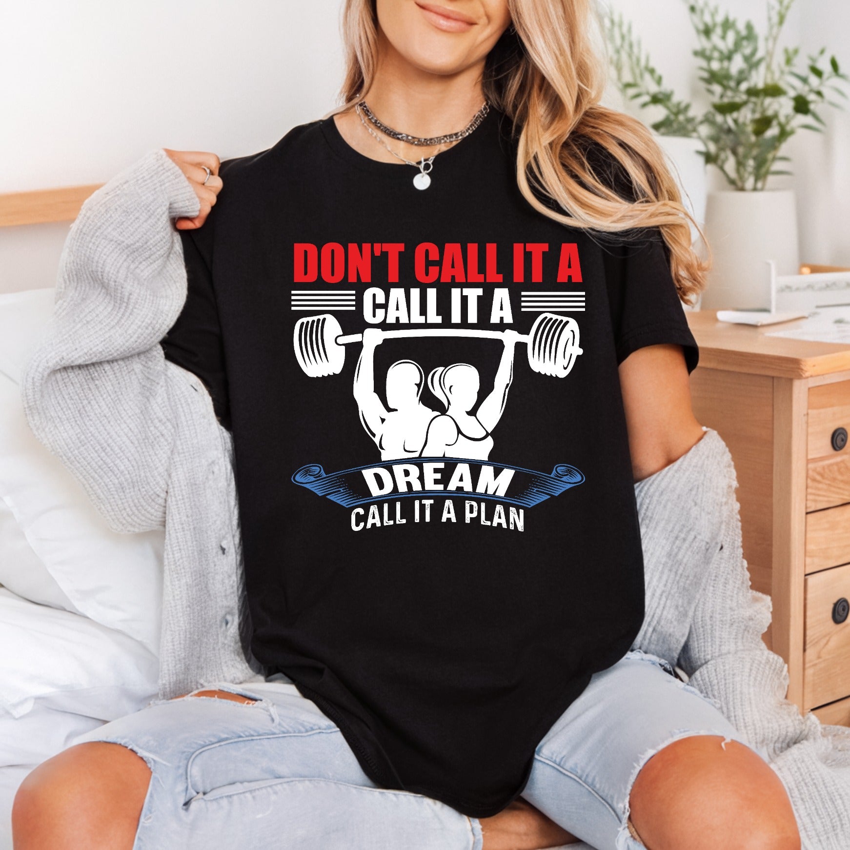 Gym Motivation Don Call Fitness Gym Ready to Press DTF Transfer for Dtf