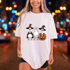 Halloween Geese Spooky Diy Halloween Funny Ready to Press DTF Transfer for Dtf
