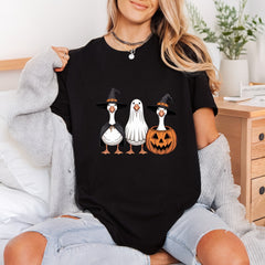 Halloween Geese Spooky Diy Halloween Funny Ready to Press DTF Transfer for Dtf