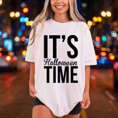 Halloween Time Spooky Season Halloween Ready to Press DTF Transfer for Dtf