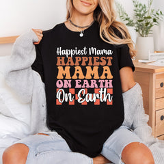 Happiest Mama Earth Retro Mom Mama Ready to Press DTF Transfer for Dtf