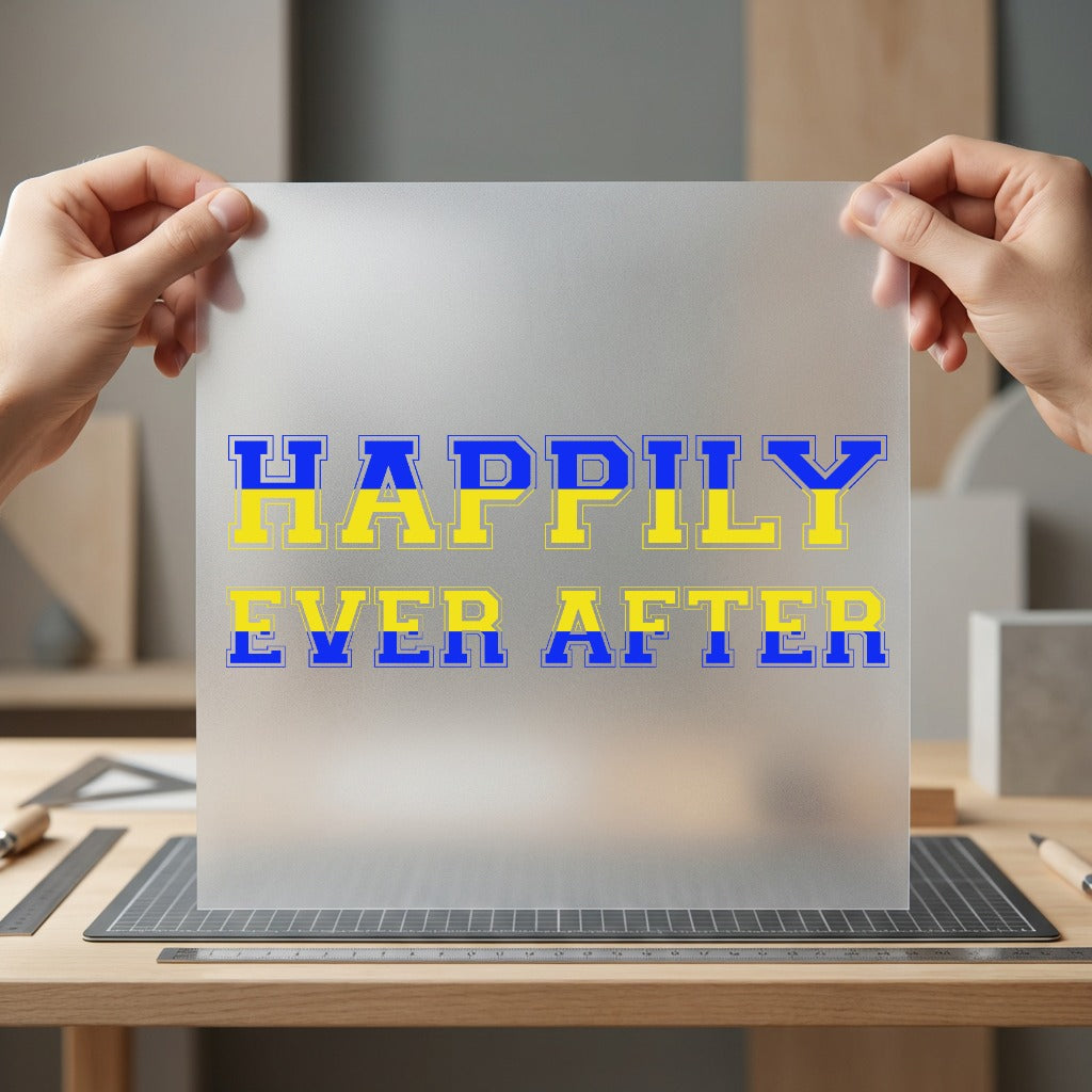 Happily Ever After Patriotic Patriotic Usa Ready to Press DTF Transfer for Dtf
