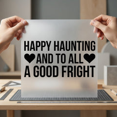Happy Haunting Good Fright Halloween Ready to Press DTF Transfer for Dtf