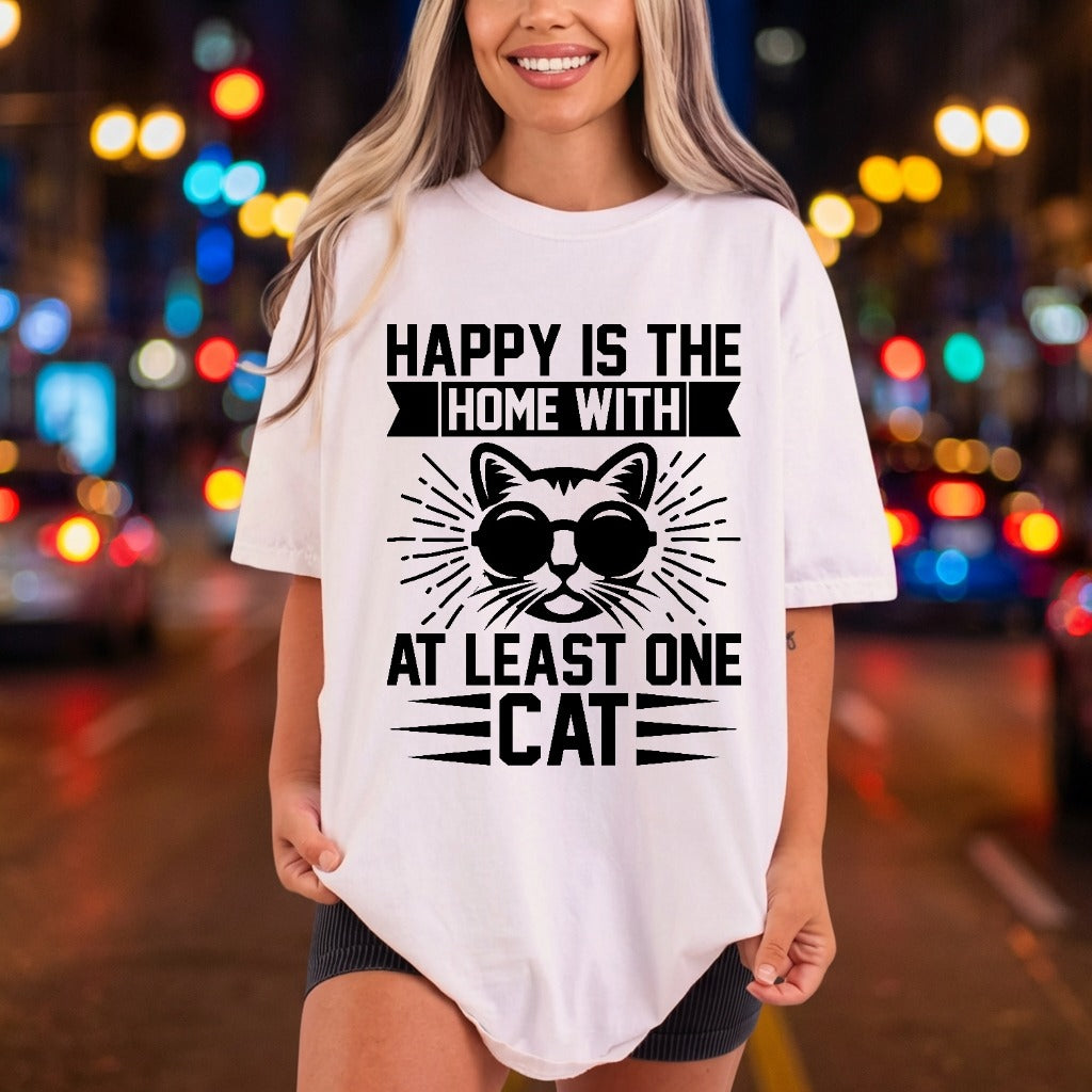 Happy Home Cat Lover Mom Dad Ready to Press DTF Transfer for Dtf