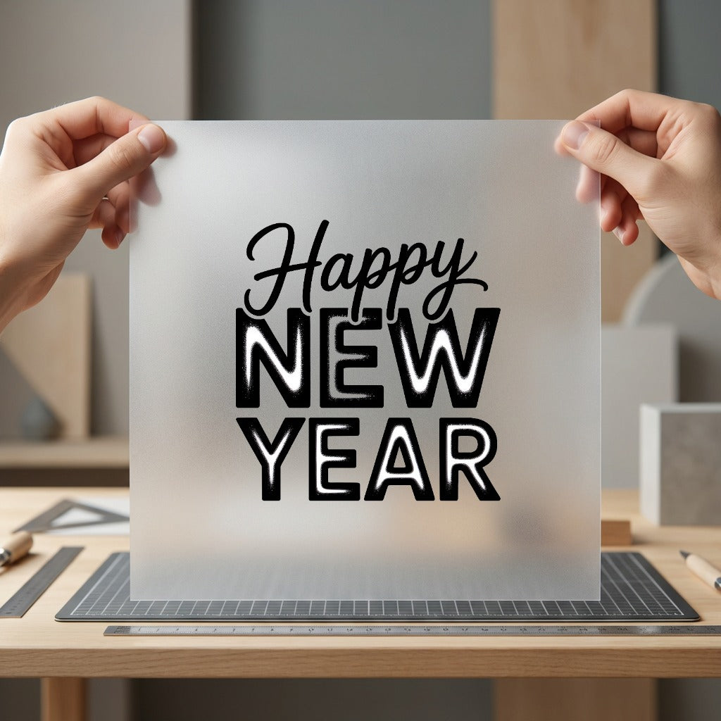 Happy Year Celebration Diy Christmas Vintage Ready to Press DTF Transfer for Dtf