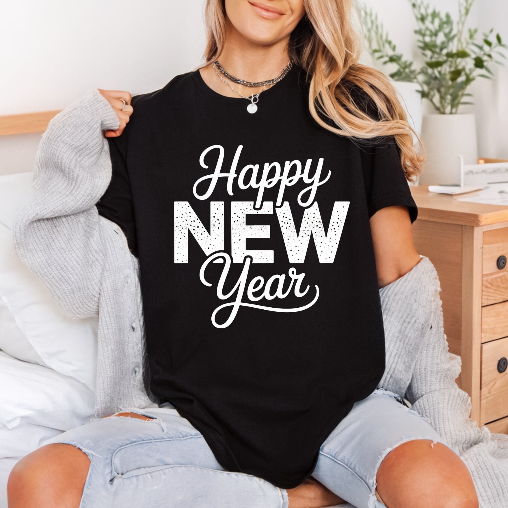 Happy Year Celebration Diy Vintage Retro Ready to Press DTF Transfer for Dtf