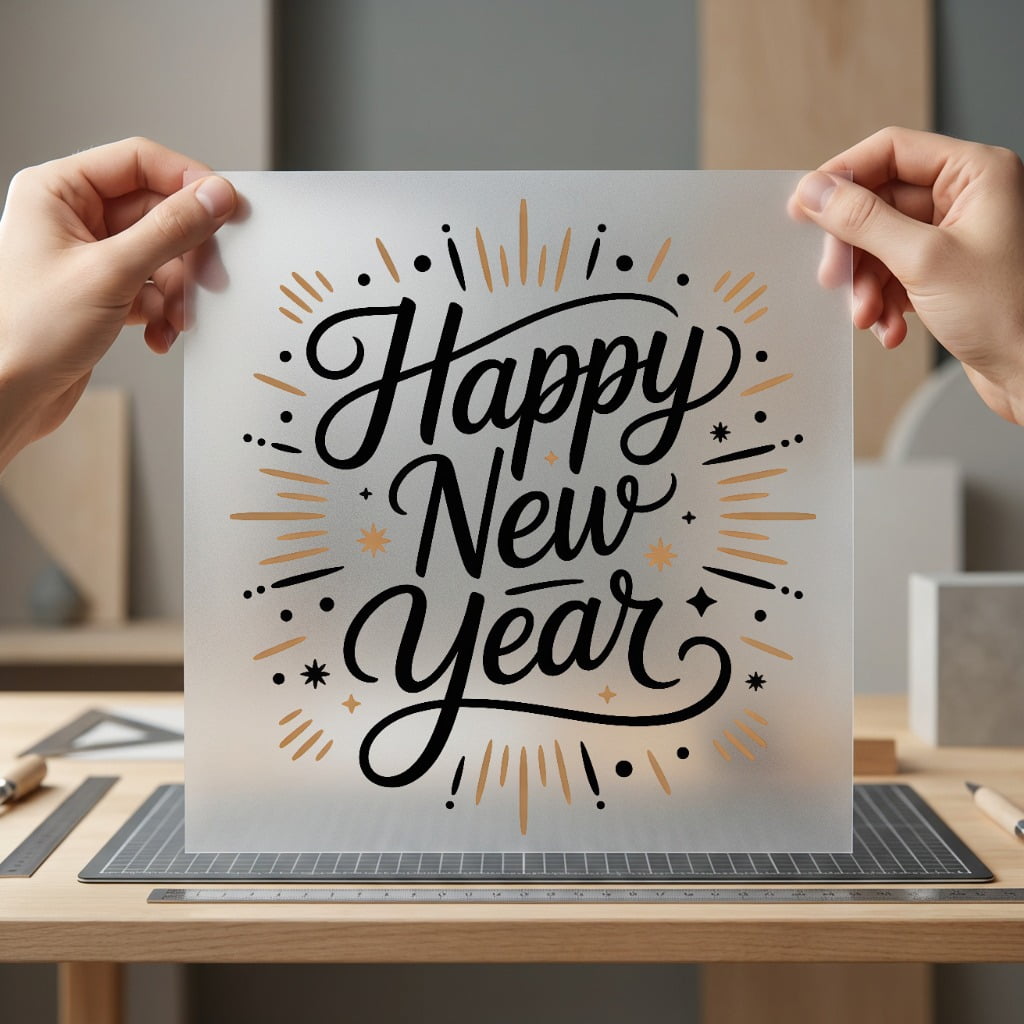 Happy Year Celebration Festive Christmas Ready to Press DTF Transfer for Dtf