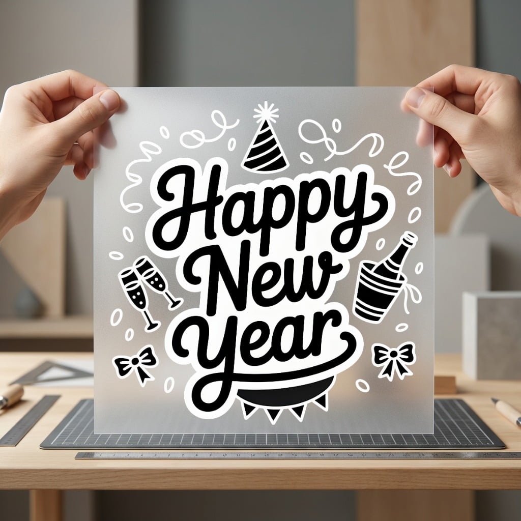 Happy Year Celebration Festivity Christmas Aesthetic Ready to Press DTF Transfer for Dtf