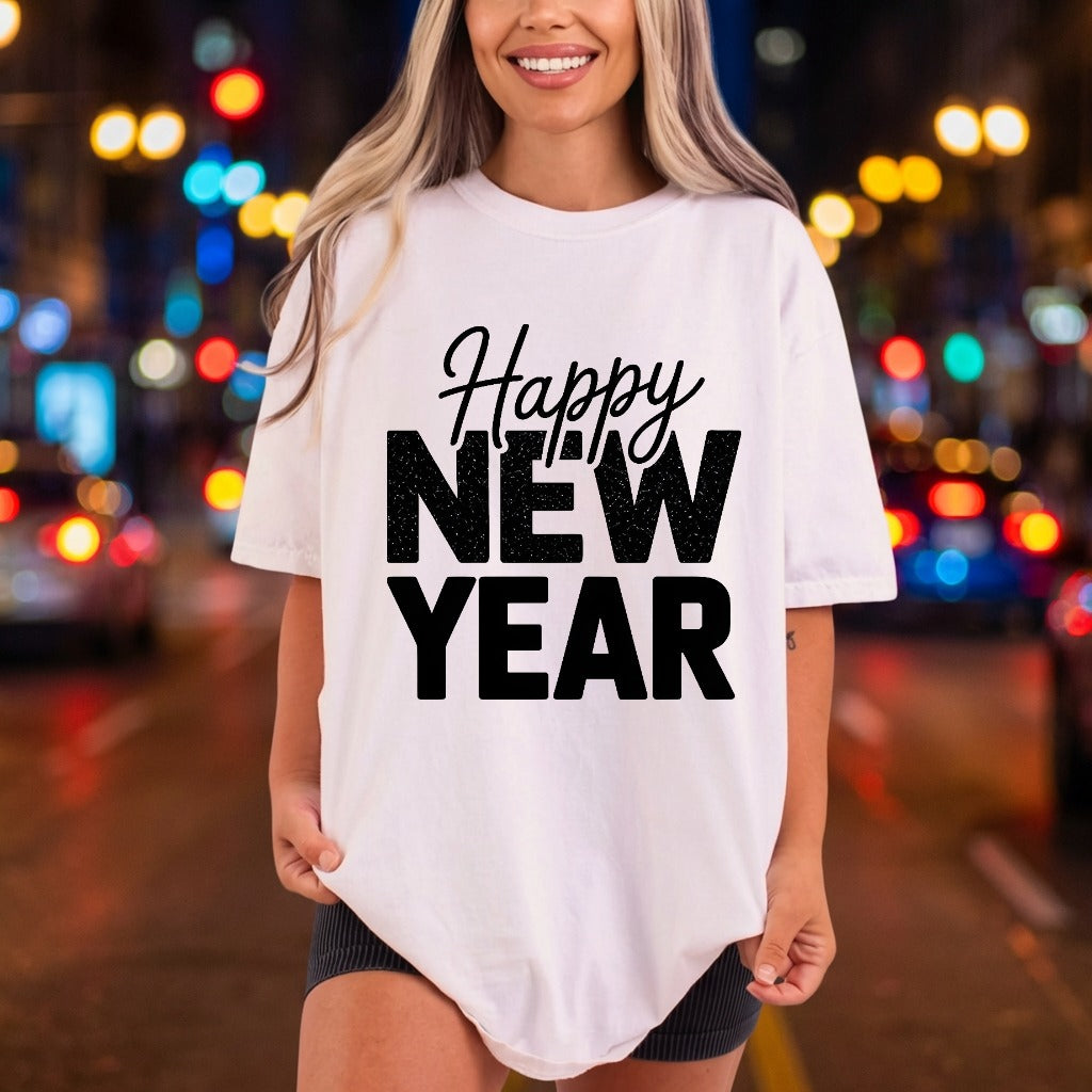 Happy Year Holiday Script Christmas Vintage Ready to Press DTF Transfer for Dtf