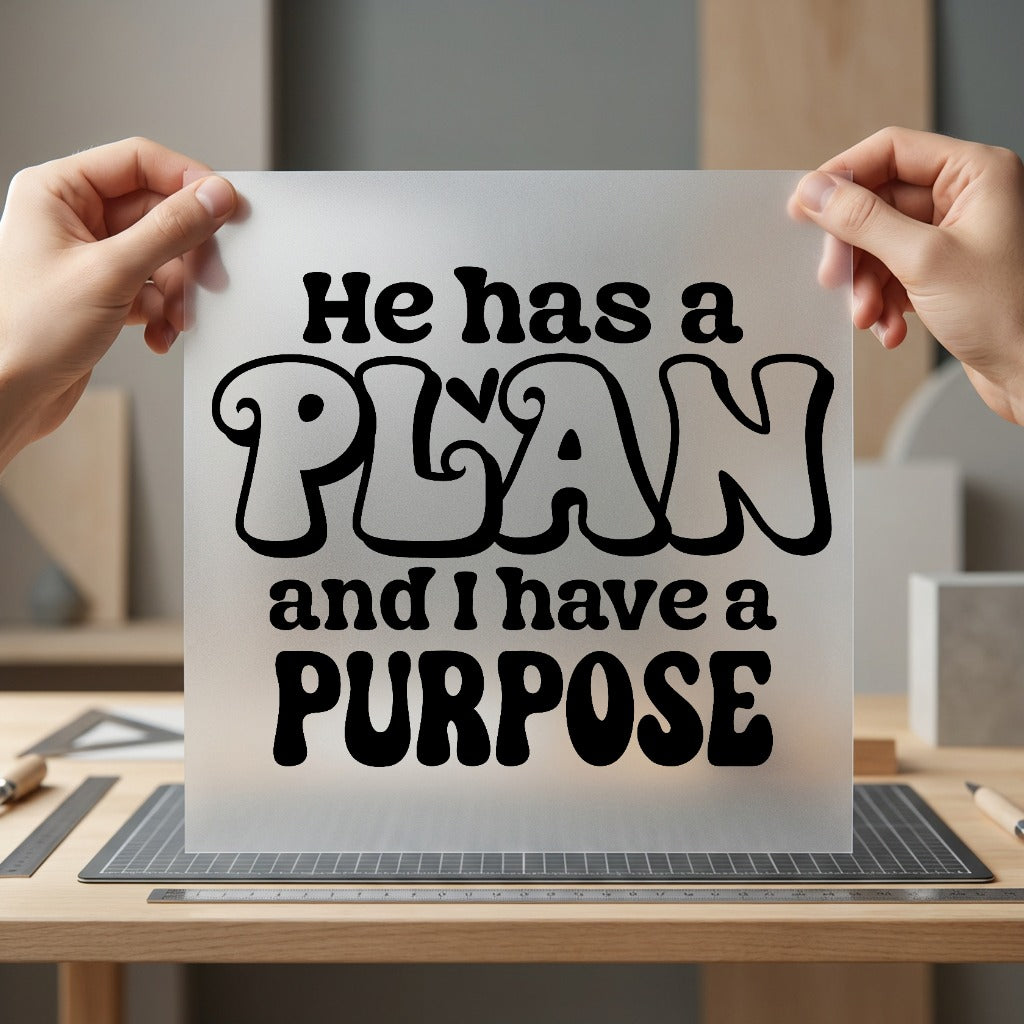 Has Plan Have Purpose Christian Faith Ready to Press DTF Transfer for Dtf