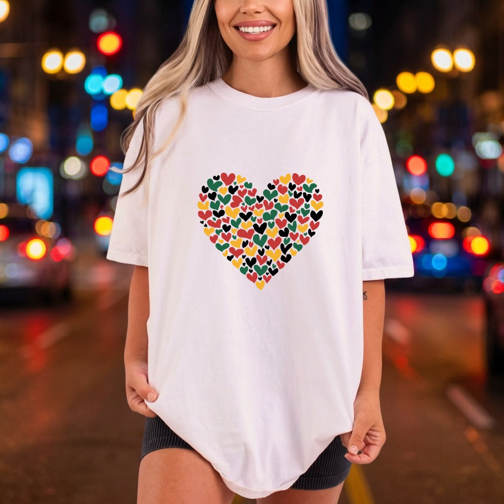 Heart Hearts Retro Diy Valentine Retro Ready to Press DTF Transfer for Dtf