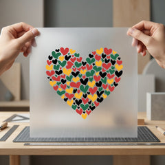 Heart Hearts Retro Diy Valentine Retro Ready to Press DTF Transfer for Dtf