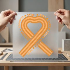 Heart Ribbon Faith Retro Faith Vintage Ready to Press DTF Transfer for Dtf
