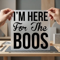 Here Boos Halloween Diy Halloween Ready to Press DTF Transfer for Dtf