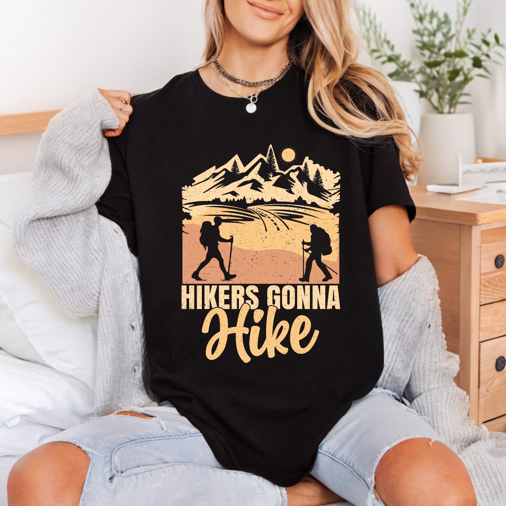 Hikers Gonna Hike Adventure Vintage Retro Ready to Press DTF Transfer for Dtf