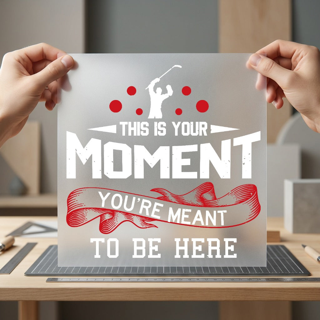 Hockey Moment Quote Sports Winter Retro Ready to Press DTF Transfer for Dtf