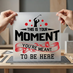 Hockey Moment Quote Sports Winter Retro Ready to Press DTF Transfer for Dtf