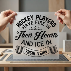 Hockey Players Have Fire Winter Vintage Ready to Press DTF Transfer for Dtf