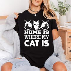 Home Where Cat Pet Mom Dad Ready to Press DTF Transfer for Dtf