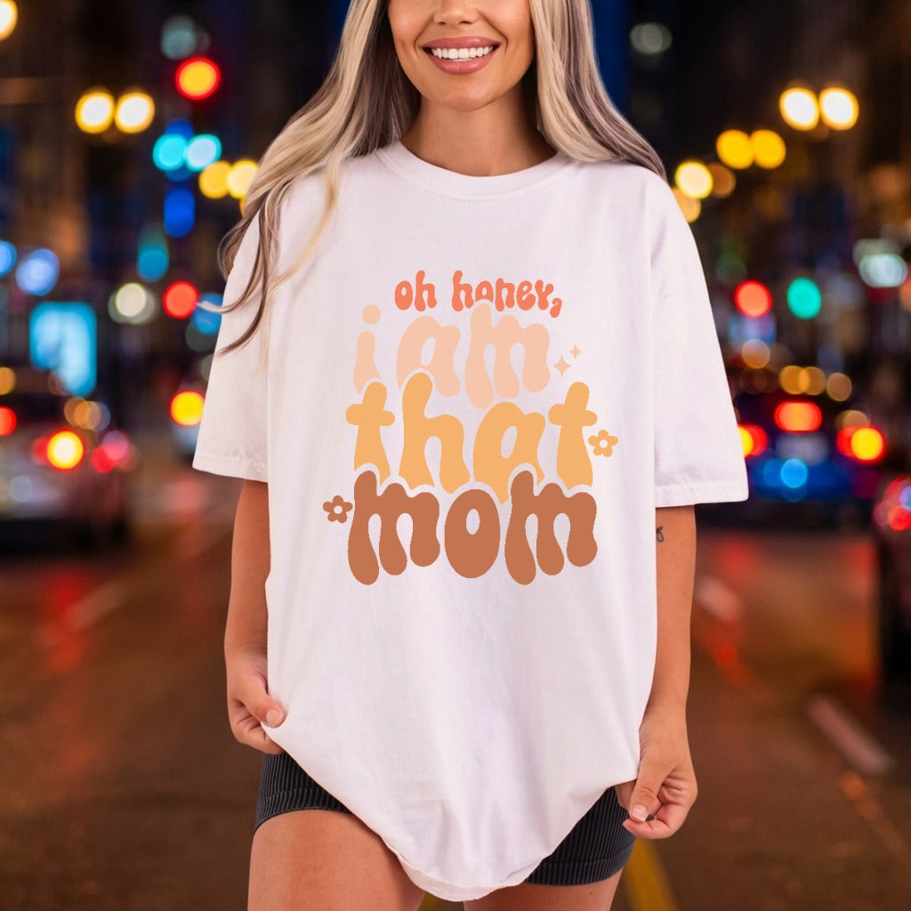 Honey Mom Retro Life Mom Funny Ready to Press DTF Transfer for Dtf