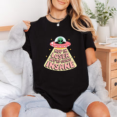 Hop Loser Going Insane Funny Retro Ready to Press DTF Transfer for Dtf