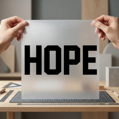 Hope Bold Text Collegiate Aesthetic Ready to Press DTF Transfer for Dtf