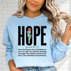 HOPE Isaiah 40:31 | Strength & Faith Sweatshirt - Luckets.com